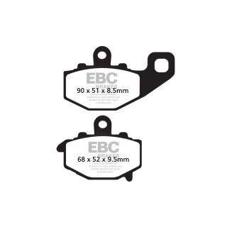 EBC V-pad Semi Sintered brake pads