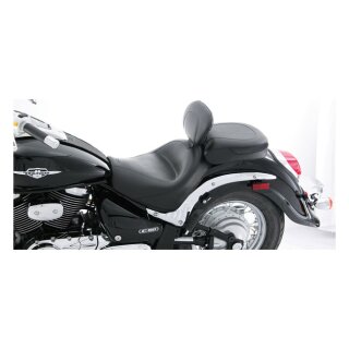 Mustang 2-p wide touring vintage seat plain black