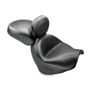 Mustang 2-p wide touring vintage seat plain black