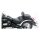 Mustang 2-p wide touring vintage seat plain black