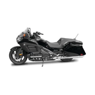Mustang deluxe tripper Fastback seat Tuck-n-Roll black