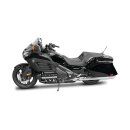Mustang deluxe tripper Fastback seat Tuck-n-Roll black