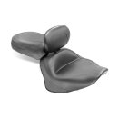 Mustang 2-p wide touring vintage seat plain black