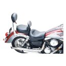 Mustang 2-p wide touring vintage seat plain black