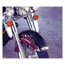 NC cast front fender tip set chrome