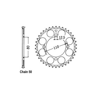 JT Rear Sprocket 284.38