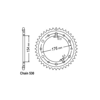 JT Rear Sprocket 1340.44