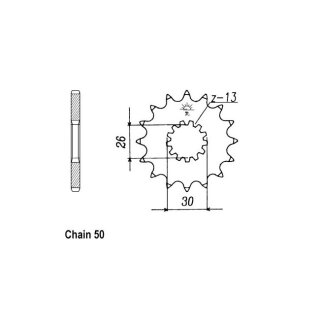 JT Front Sprocket 1180.17