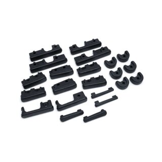 Full repl. rubber set for passenger floorboard