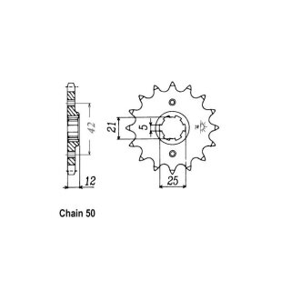 JT Front Sprocket 571.17
