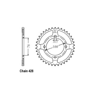 JT Rear Sprocket 1806.56