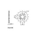 JT Front Sprocket 1565.13