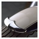 NC cast front fender tip chrome