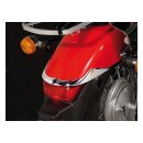 NC cast rear fender tip chrome