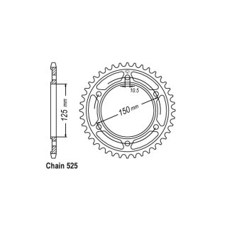 JT Rear Sprocket 899.42