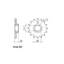 JT Front Sprocket 432.15