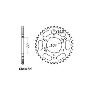 JT Rear Sprocket 1478.43