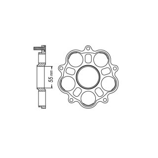 JT 750B sprocket carrier