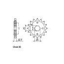 JT Front Sprocket 288.17