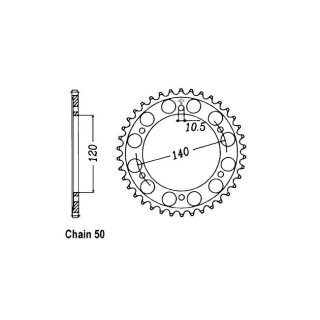 JT Rear Sprocket 499.43