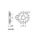 JT Front Sprocket 512.16