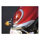 NC cast rear fender tip chrome