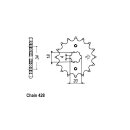 JT Front Sprocket 259.15
