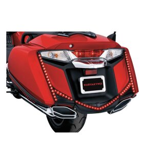 Kuryakyn Vertical rear light strips Gloss black