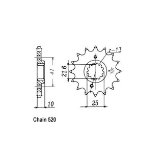 JT Front Sprocket 308.15