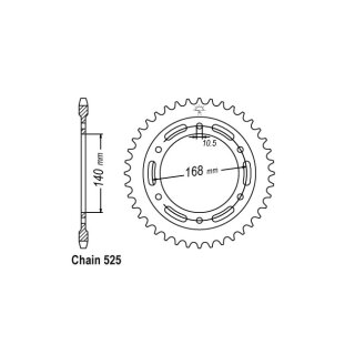 JT Rear Sprocket 3.41
