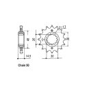 JT Front Sprocket 339.16