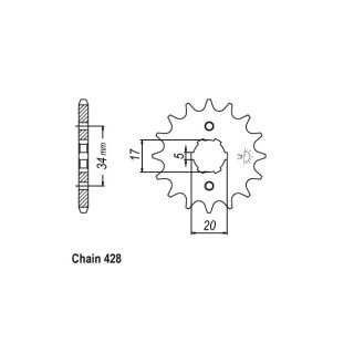 JT Front Sprocket 1264.1