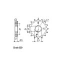 JT Front Sprocket 1322.15