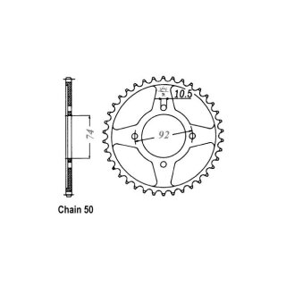 JT Rear Sprocket 848.39