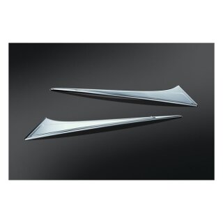 Kuryakyn saddlebag Harpoon accents chrome