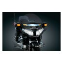 Kuryakyn windshield trim with turn signal accents, chrome