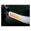 Kuryakyn windshield trim with turn signal accents, chrome