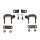 Non-Tubular Bar Brackets