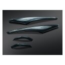 BLACK SADDLEBAG ACCENT W/LED LIGHT BARS
