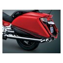 BLACK SADDLEBAG ACCENT W/LED LIGHT BARS