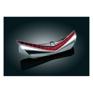 Kuryakyn LED rear fender tip chrome, red lens