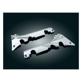 Kuryakyn passenger floorboard side covers chrome