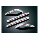 Kuryakyn LED lighted saddlebag molding, red lens