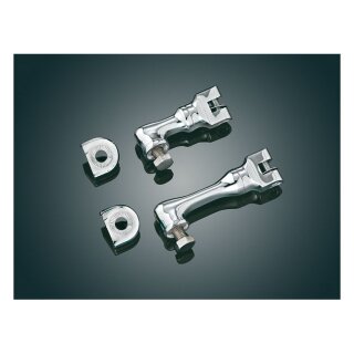 Kuryakyn long right angle peg mounts chrome
