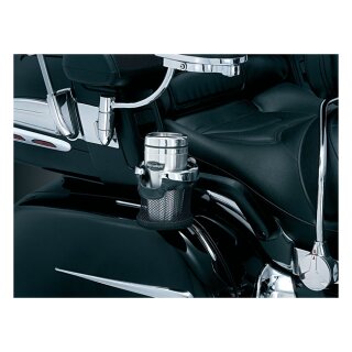 Kuryakyn passenger drink holder w/mesh basket