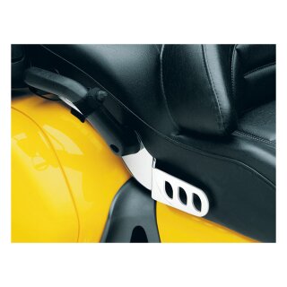 Kuryakyn rider backrest, black and chrome