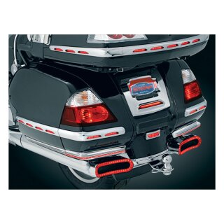 LICENSE AREA TRIM WITH RED LIGHT