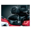 Kuryakyn Revolution driver backrest, black and chrome