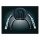 Kuryakyn Revolution driver backrest, black and chrome