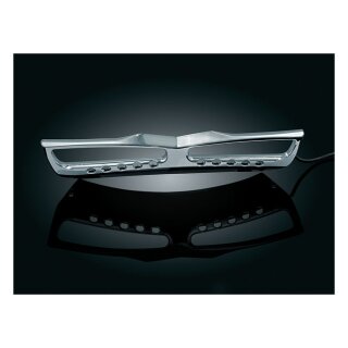 AMBER LED LIGHTED CHROME GRILL GL1800